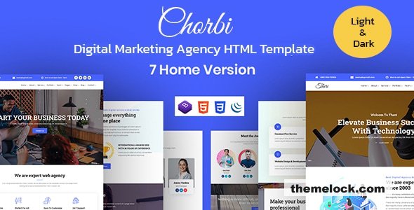 Chorbi - Digital Marketing Agency HTML5 Template