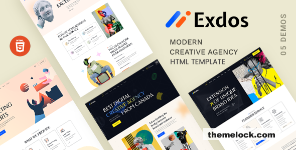 Exdos - Creative Agency HTML Template