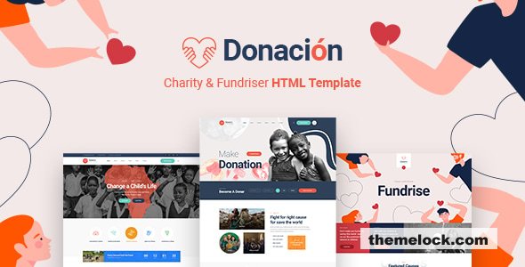 Donacion - Fundraising & Charity HTML5 Template