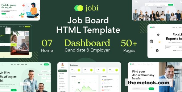 Jobi - Responsive Job Board HTML Template