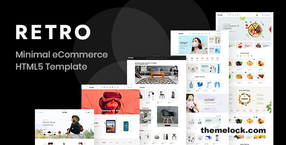 Retro - Clean Minimal eCommerce HTML5 Template