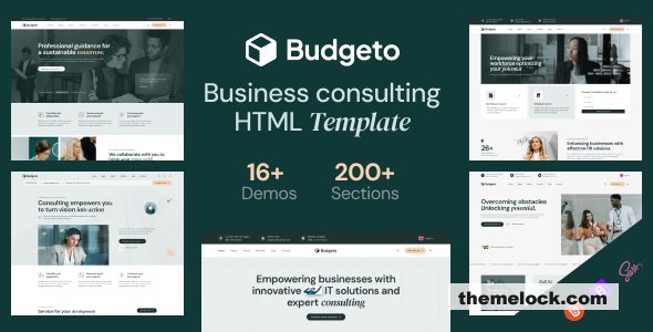 Budgeto - Business Consulting HTML Template