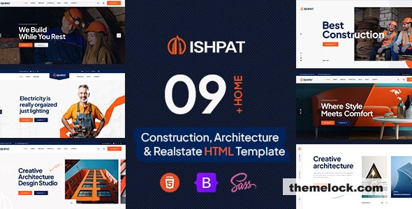 Ishpat v1.0 – Construction HTML Template