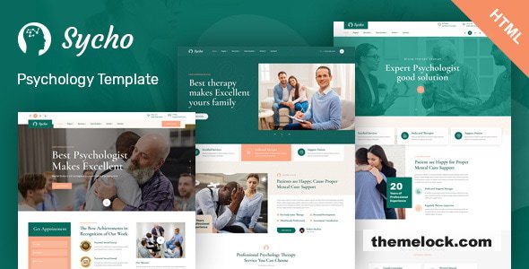 Sycho - Psychology & Counseling HTML5 Template