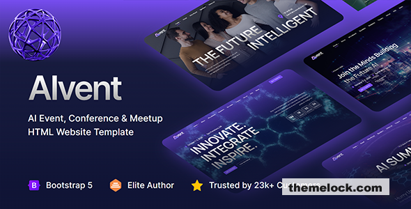 AIvent - AI Event, Conference and Meetup HTML Template