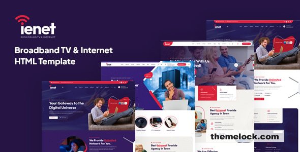 Ienet - Broadband TV & Internet HTML Template