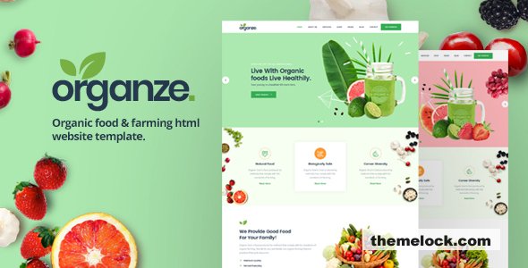 OrganZe - Organic Food & Farming HTML Template