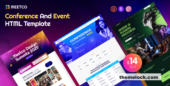 Meetco - Event & Conference HTML Template