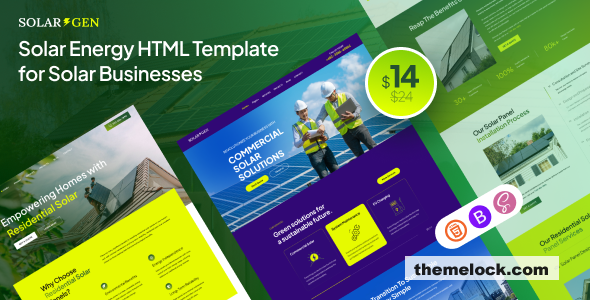 Solargen - Solar Energy HTML5 Template