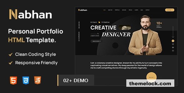 Nabhan - Personal Portfolio HTML Template