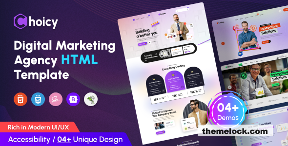 Choicy - Digital Marketing Agency HTML Template