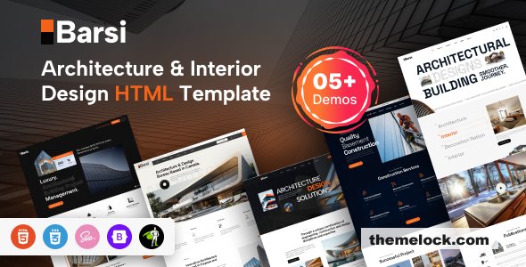 Barsi - Architecture & Interior Design HTML Template