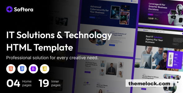 Softora - IT Solutions & Technology HTML Template