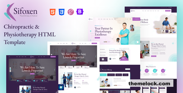 Sifoxen - Chiropractic & Physiotherapy HTML Template