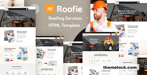 Roofie - Roofing Services HTML Template
