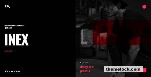 Inex - Creative Coming Soon Template