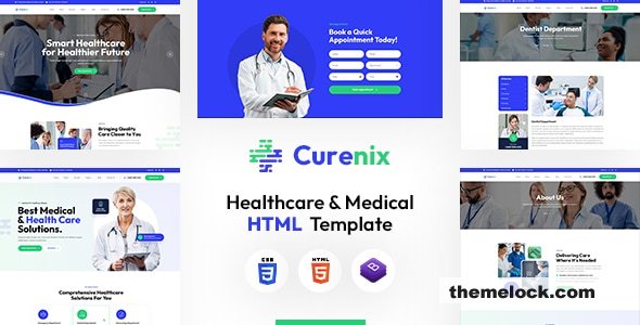 Curenix - Healthcare & Medical HTML Template