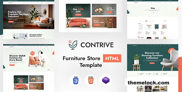 Contrive - Furniture Store HTML Template