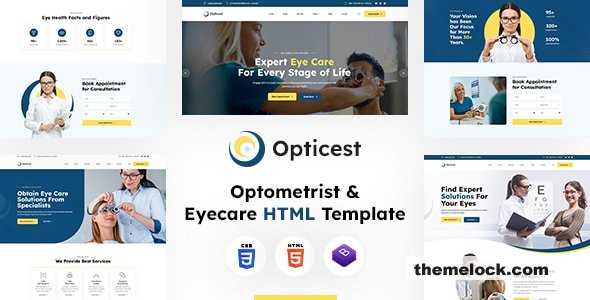 Opticest - Optometrist & Eyecare HTML Template