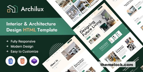 Archilux - Interior & Architecture HTML Template