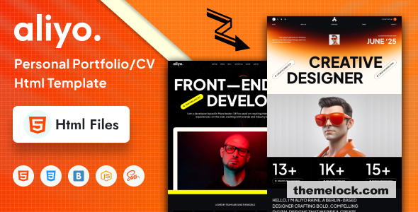 Aliyo - Personal Portfolio/CV Html Template