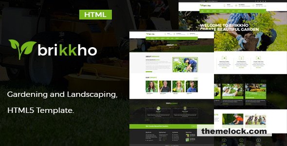 Brikkho - Garden and Landscaping HTML5 Template