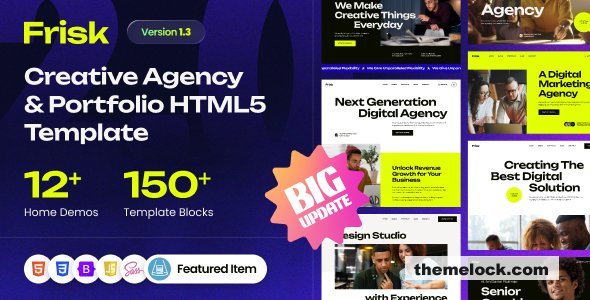 Frisk v1.3 - Creative Agency & Portfolio Template