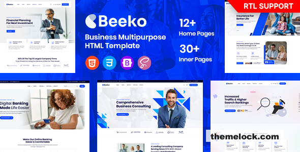 Beeko v3.0 - Business Consulting HTML Template + RTL