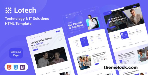 Lotech – Technology & IT Solutions HTML Websites