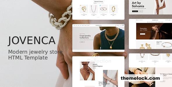 Jovenca - Modern Jewelry Store HTML Template