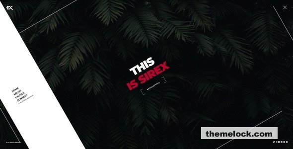 Sirex - Creative Coming Soon Template