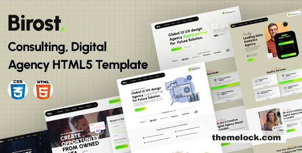 Birost - Consulting, Digital Agency HTML5 Template