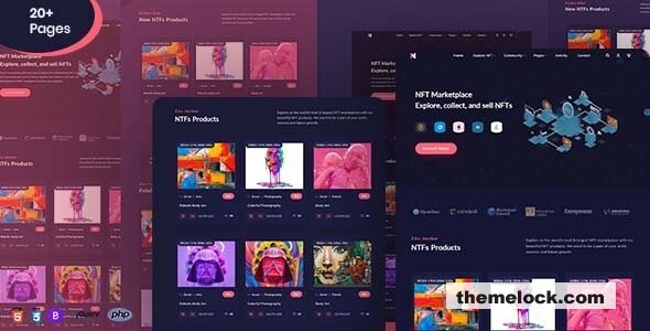 NftMarket - NFT Marketplace Responsive HTML Template