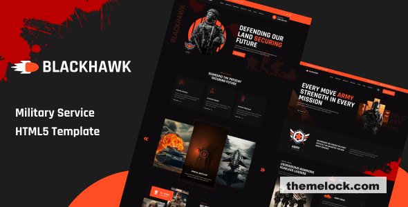 BlackHawak - Military Service HTML5 Template