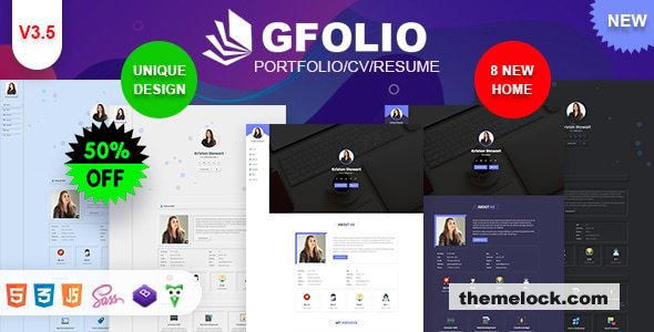 Gfolio v3.0 - Personal Portfolio