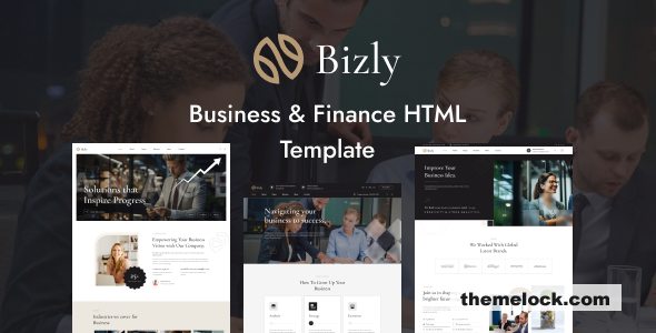 Bizly - Business & corporate agency HTML template
