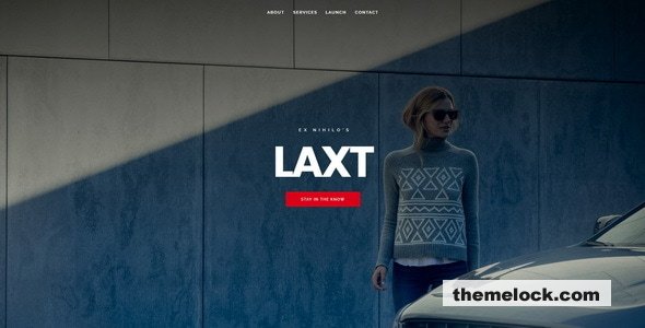 Laxt - Under Construction / Coming Soon Template