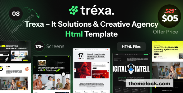 Trexa – It Solutions & Creative Agency Html Template