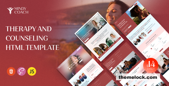 Mindycoach - Therapy & Counseling HTML Template