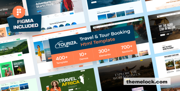 Touriza – Tour & Travel Booking HTML Template