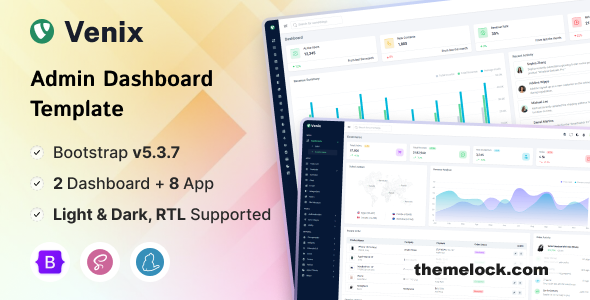 Venix v1.0 - Bootstrap 5 Admin Dashboard Template
