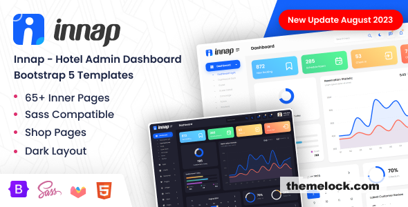 Innap v1.1 - Hotel Admin Dashboard Bootstrap 5 Templates