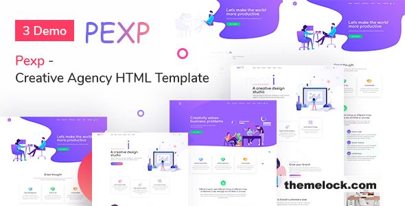 Pexp v1.1 - Corporate Business Agency Bootstrap 4 Template