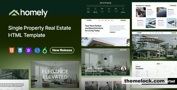 Homely - Single Property Real Estate HTML Template