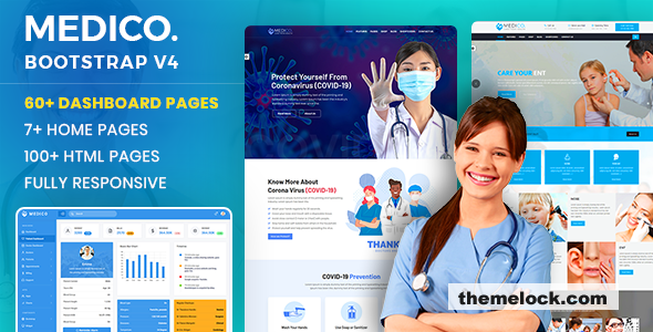 MediCo v1.8.1 - Hospital Doctor & Medical Clinic HTML Template