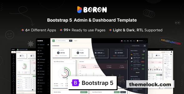Boron - Admin & Dashboard Template