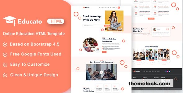 Educato - Online Education HTML Template