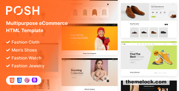 Posh – eCommerce HTML Template