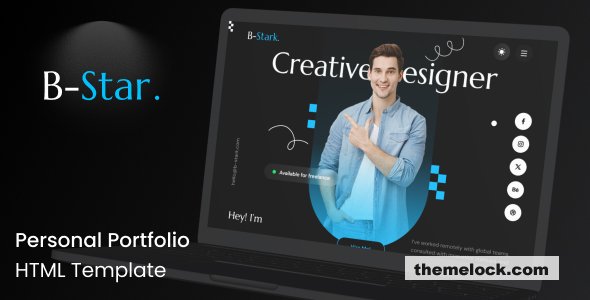 Bran Star - Personal Portfolio CV Resume HTML Template