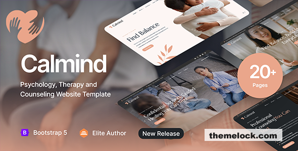 Calmind - Psychology, Therapy and Counseling HTML Template